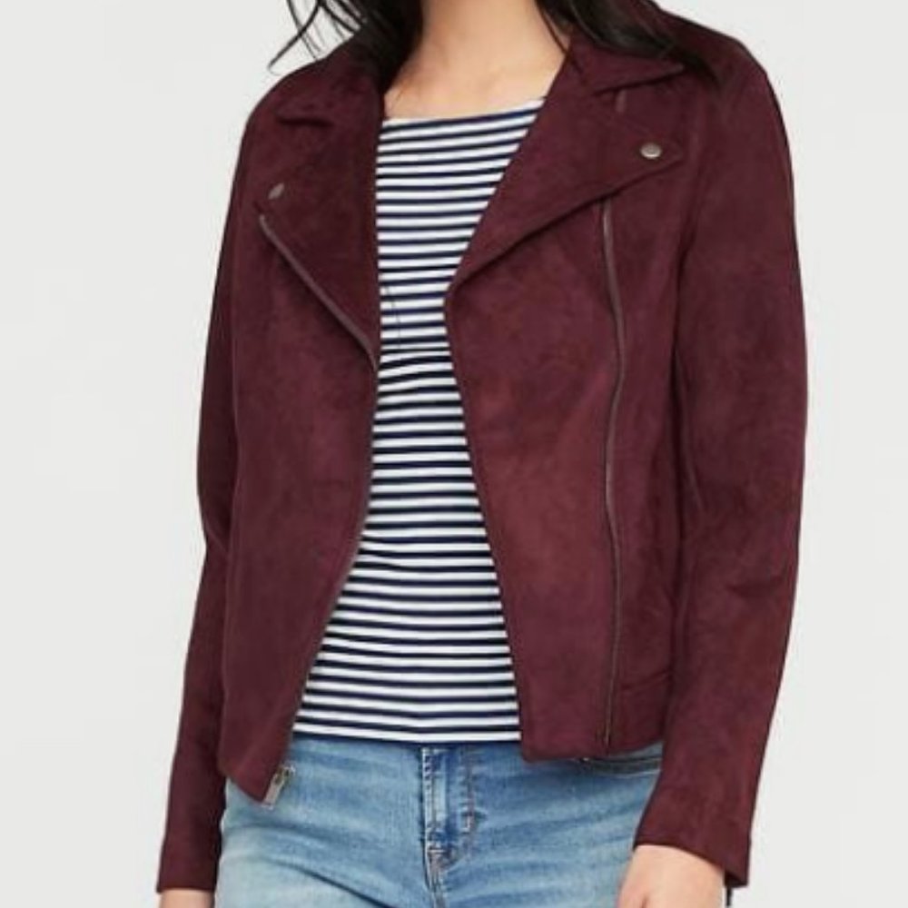 Sueded-Knit Moto Jacket for Women | Old Navy